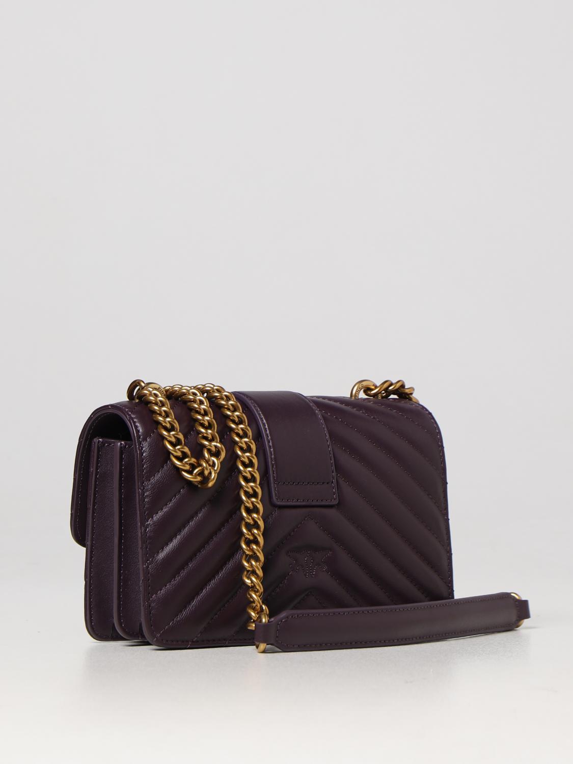 PINKO: Shoulder bag women - Violet | Pinko crossbody bag