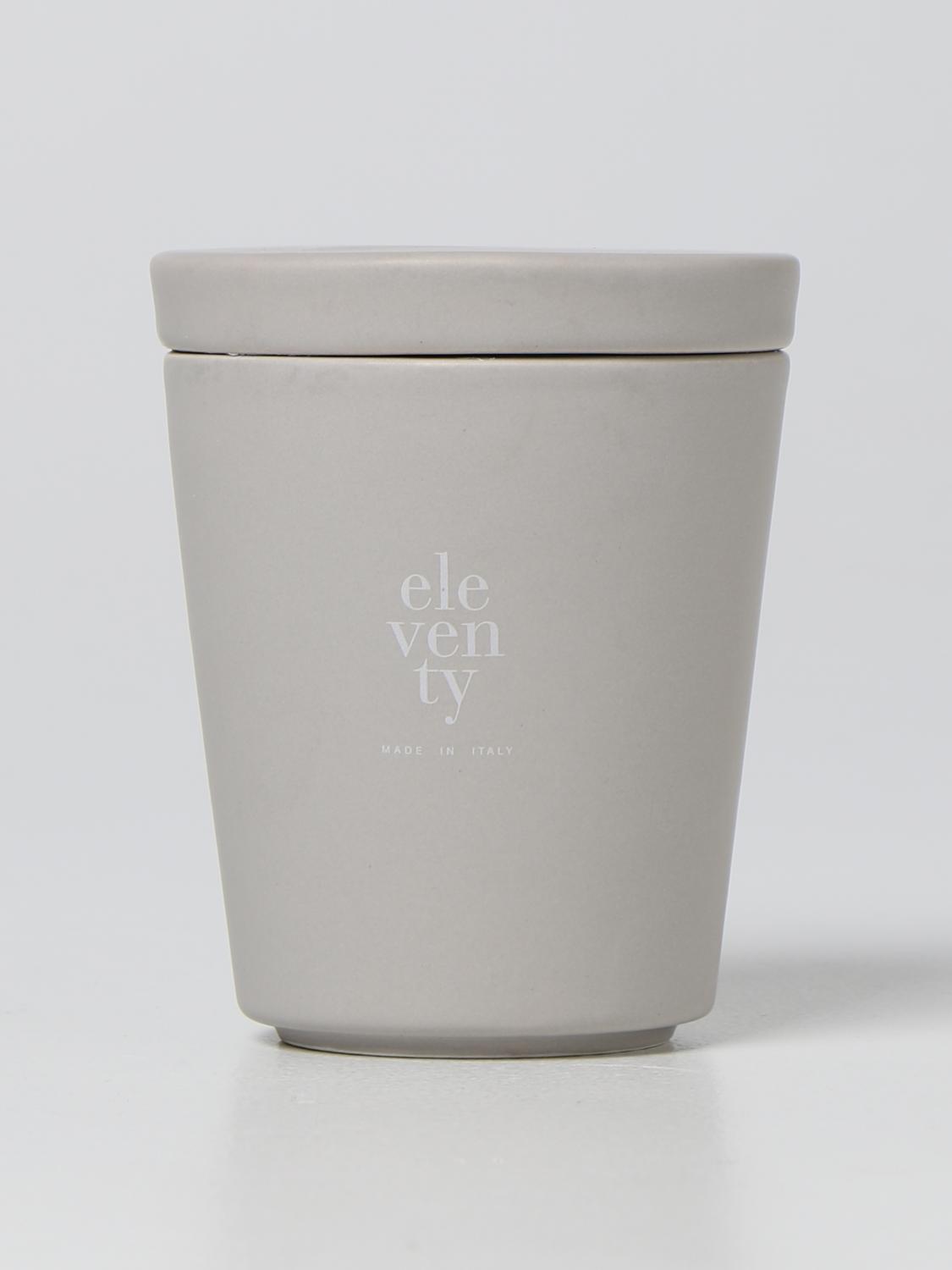 ELEVENTY CANDELE E FRAGRANZE: Candela ceramica 300 gr Eleventy, Bianco - Img 1