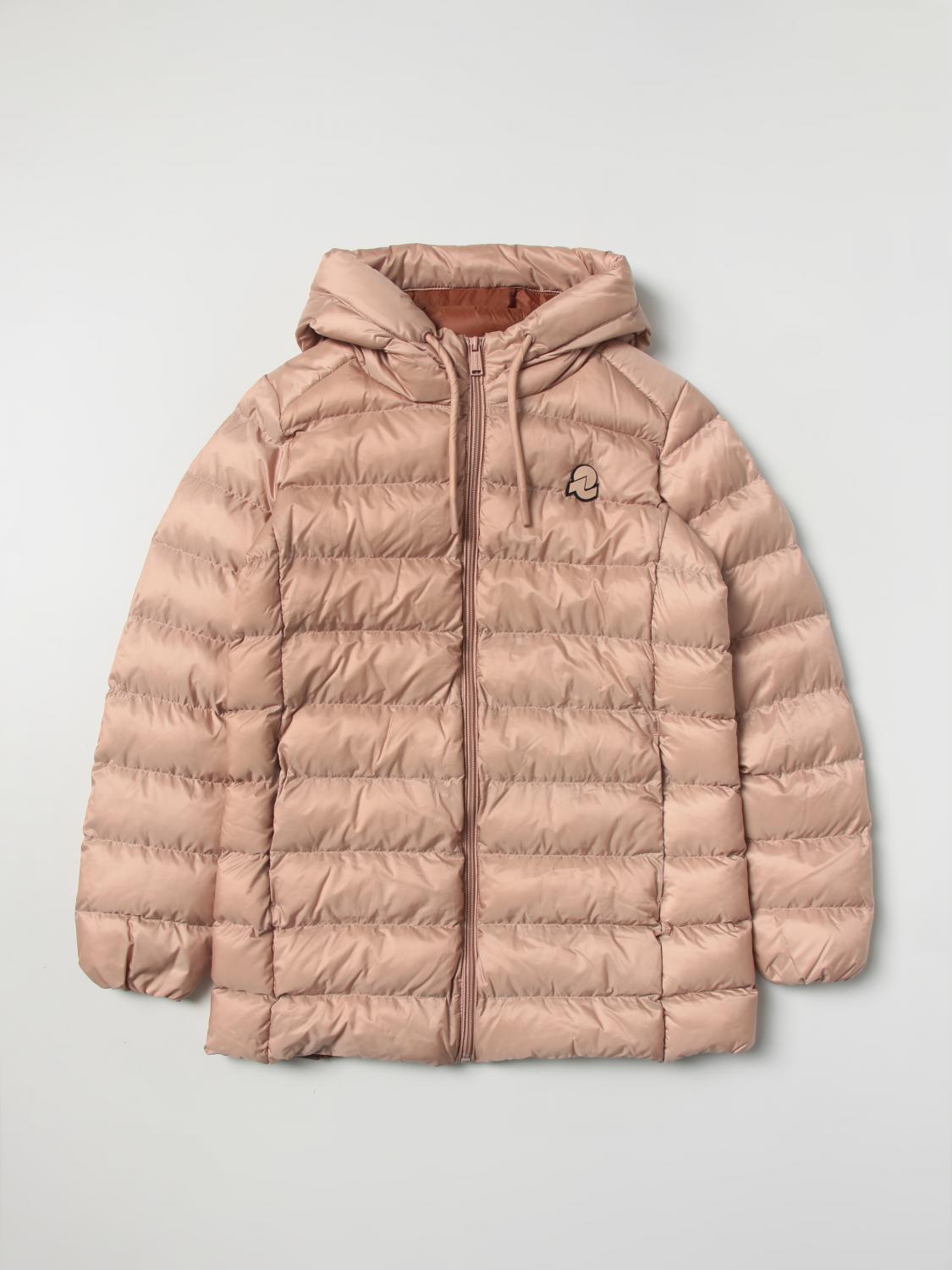 INVICTA: Piumino lungo con cappuccio Rosa Giacca Invicta