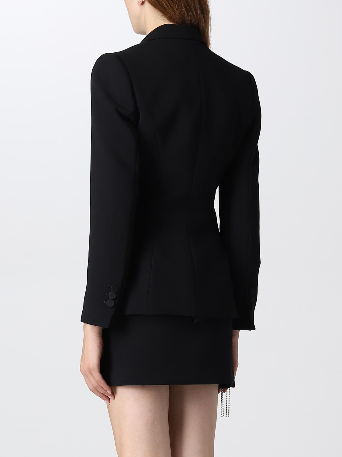 SIMONA CORSELLINI BLAZER: Blazer women Simona Corsellini, Black - Img 3