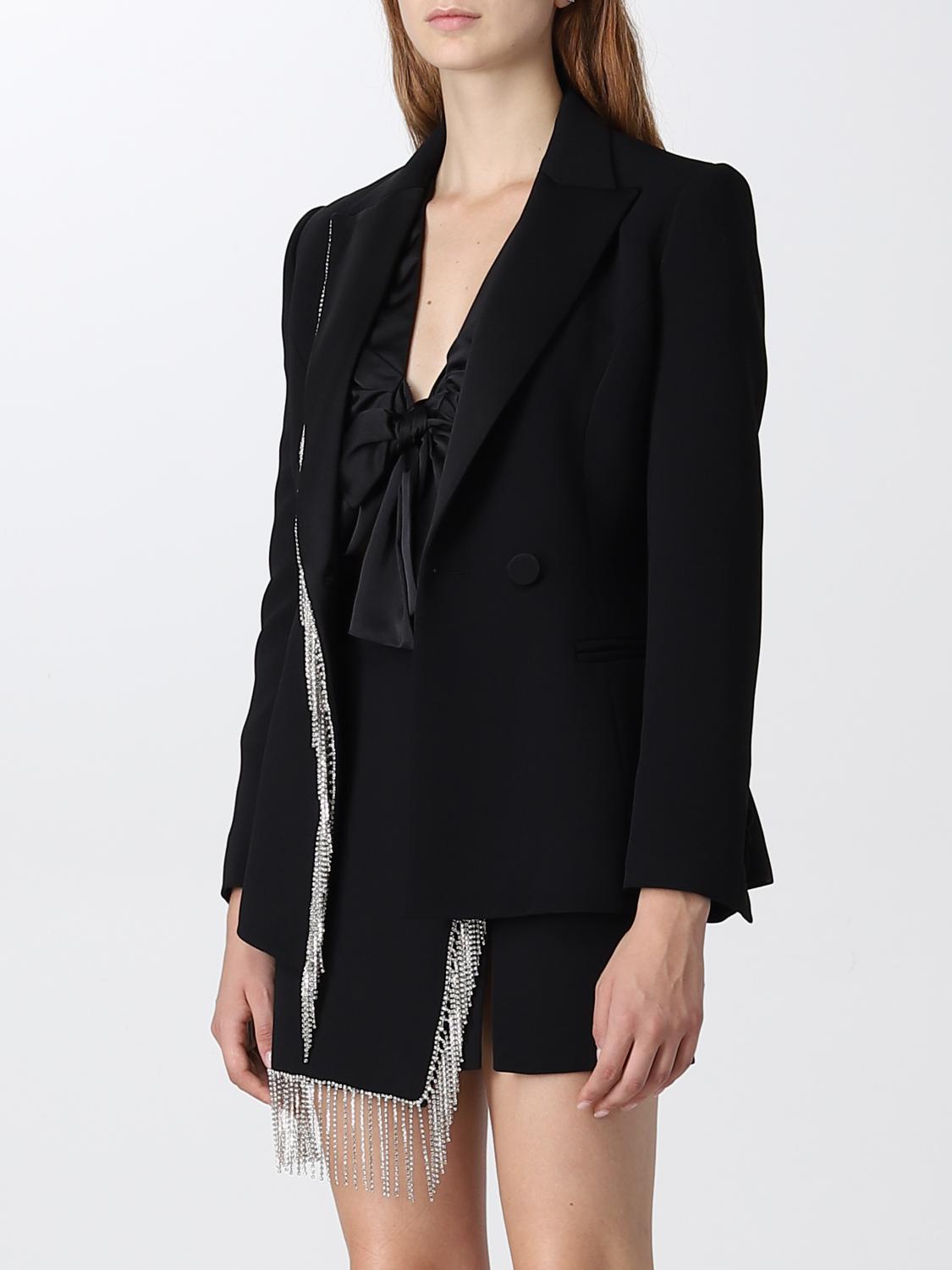 SIMONA CORSELLINI BLAZER: Blazer women Simona Corsellini, Black - Img 4