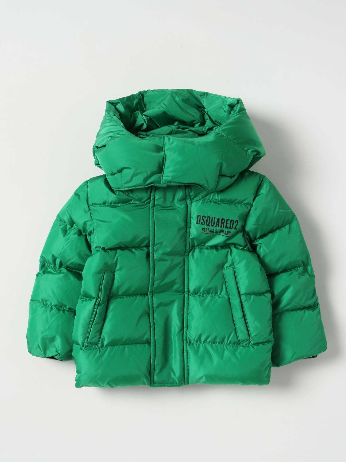 DSQUARED2: Piumino Ceresio Junior Verde Giacca Dsquared2