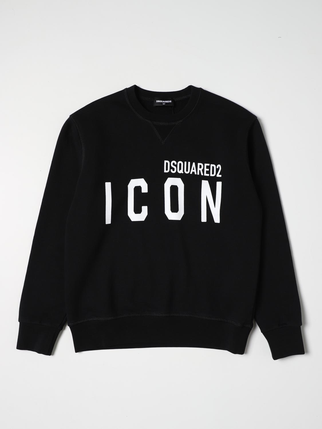 DSQUARED2 JERSEY: Jersey niños Dsquared2 Junior, Negro - Img 1