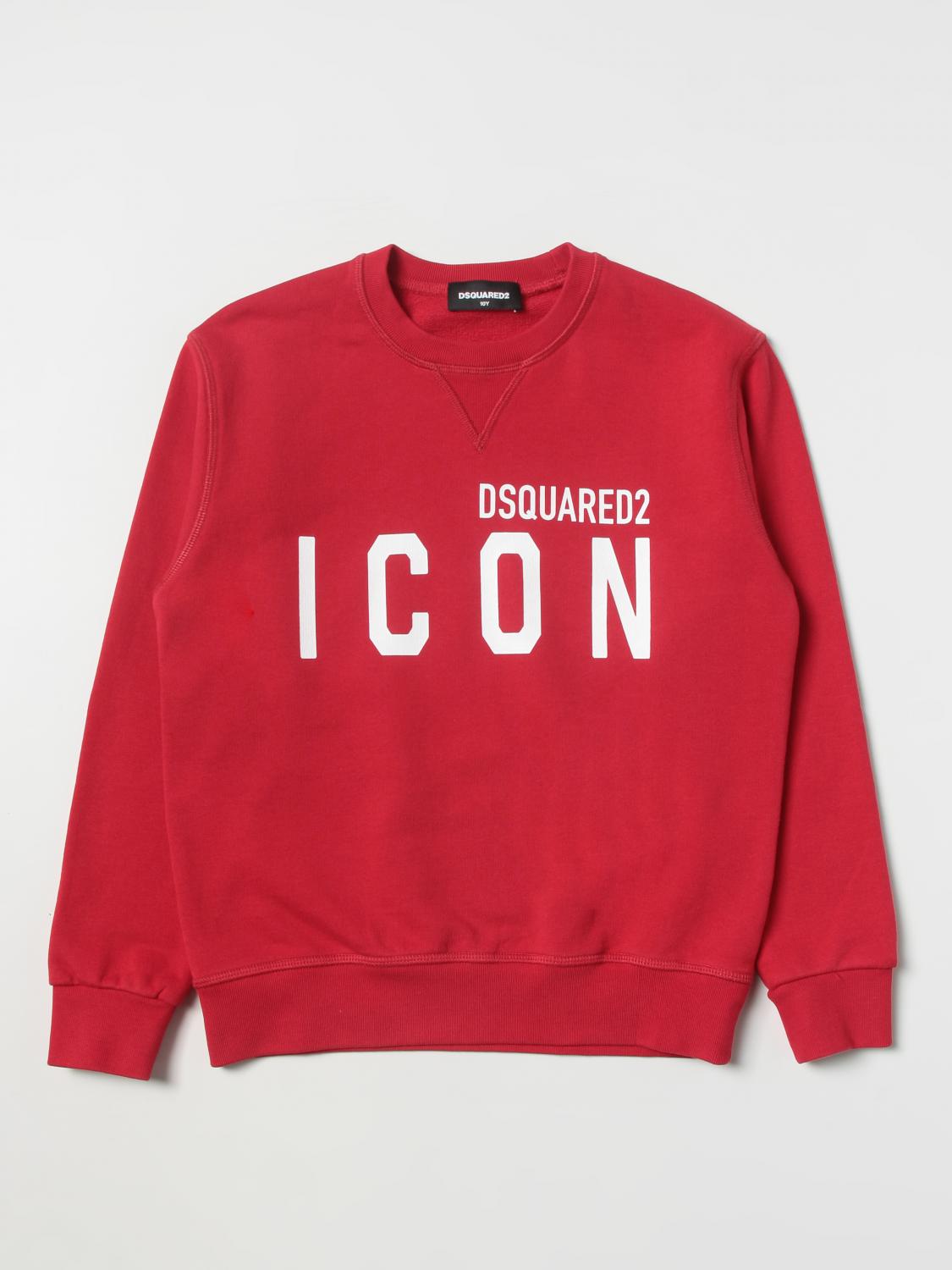 DSQUARED2 PULL: Pull enfant Dsquared2 Junior, Rouge - Img 1