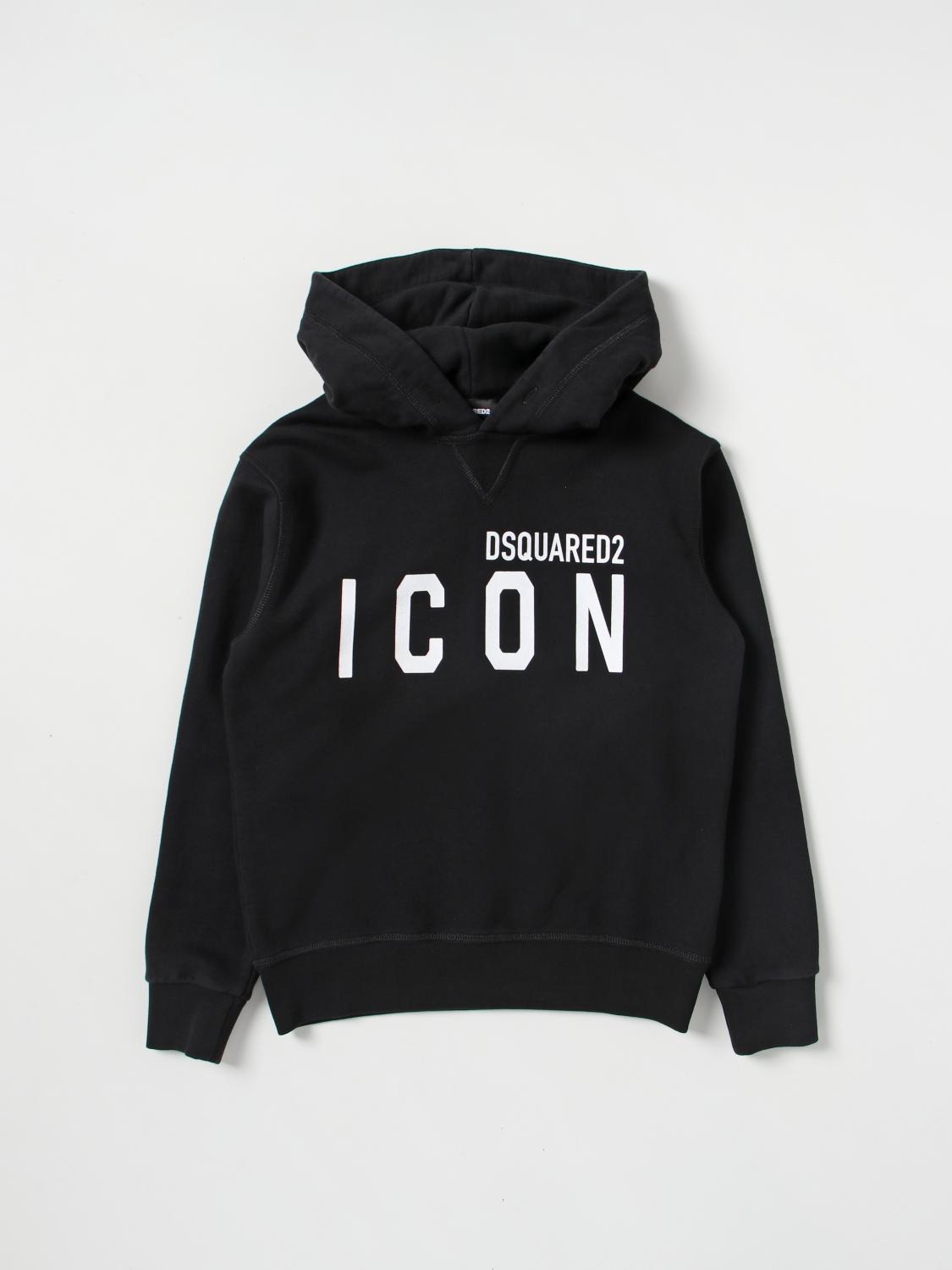 DSQUARED2 JERSEY: Jersey niños Dsquared2 Junior, Negro - Img 1