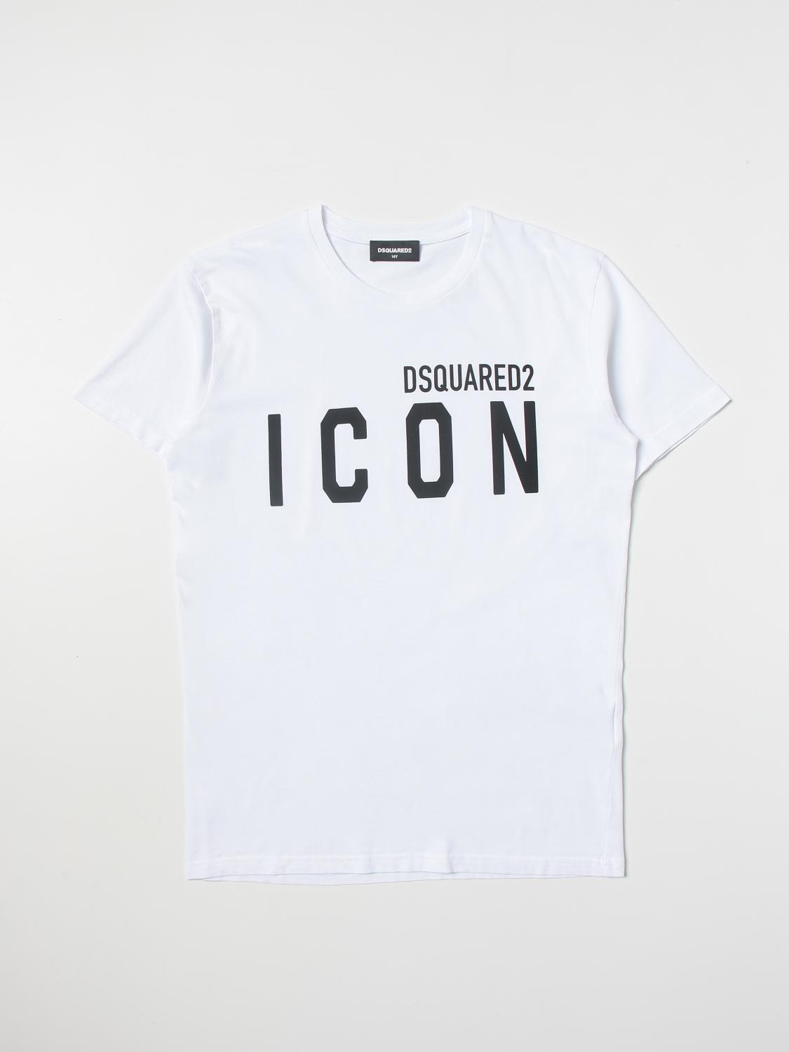 DSQUARED2 T-SHIRT: T-shirt kids Dsquared2 Junior, White - Img 1