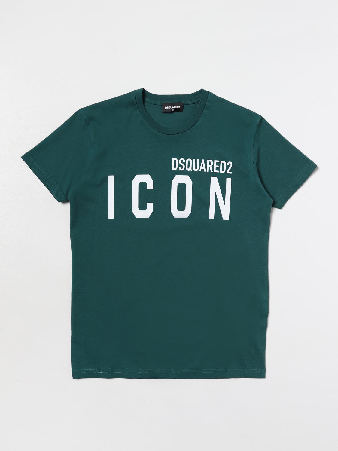 DSQUARED2 CAMISETA: Camiseta niños Dsquared2 Junior, Verde - Img 1
