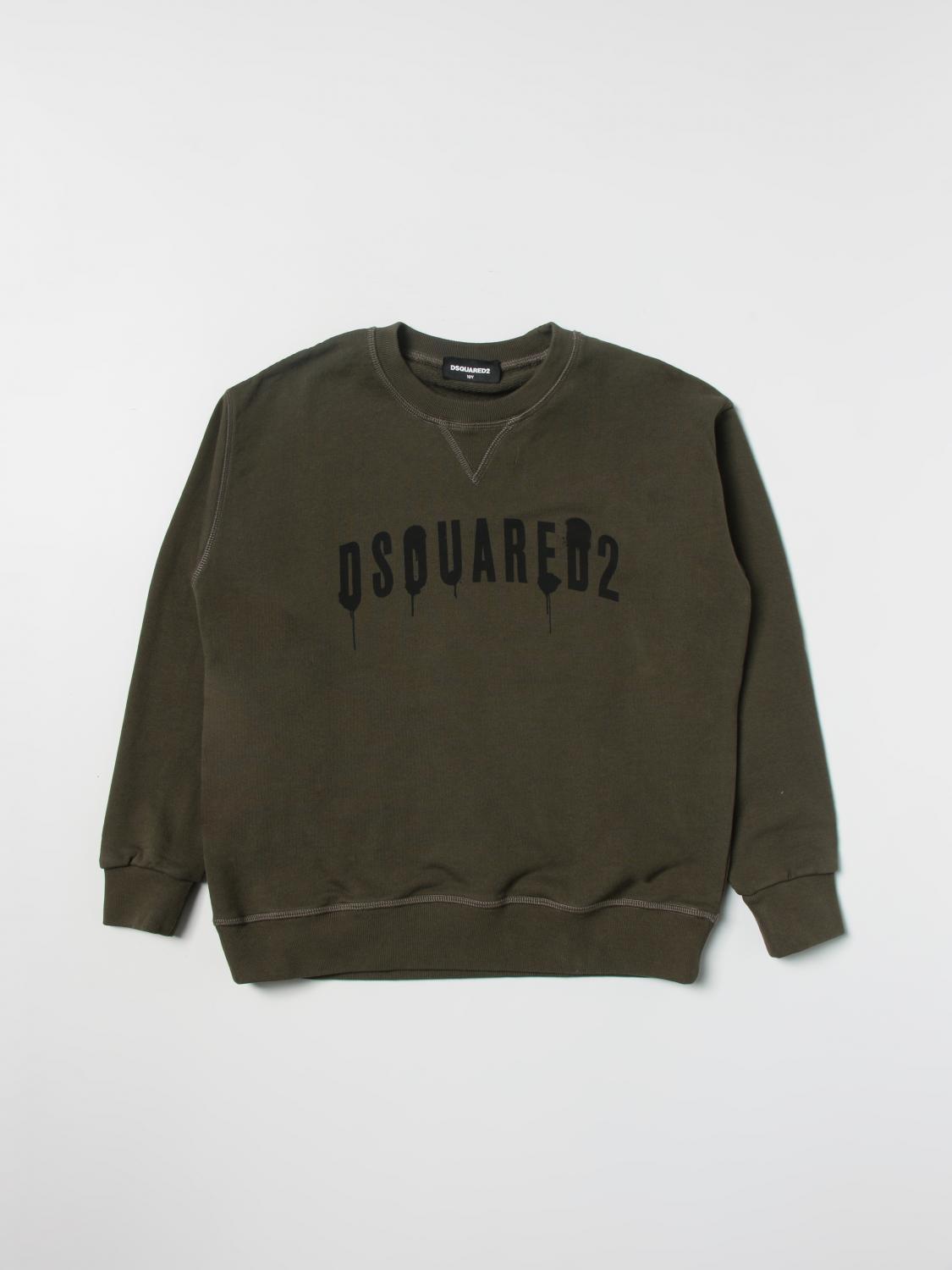 DSQUARED2 PULLOVER: Dsquared2 Junior Jungen Pullover, Grün - Img 1