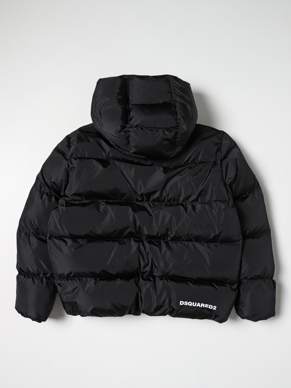 DSQUARED2 JACKET: Jacket kids Dsquared2 Junior, Black - Img 2