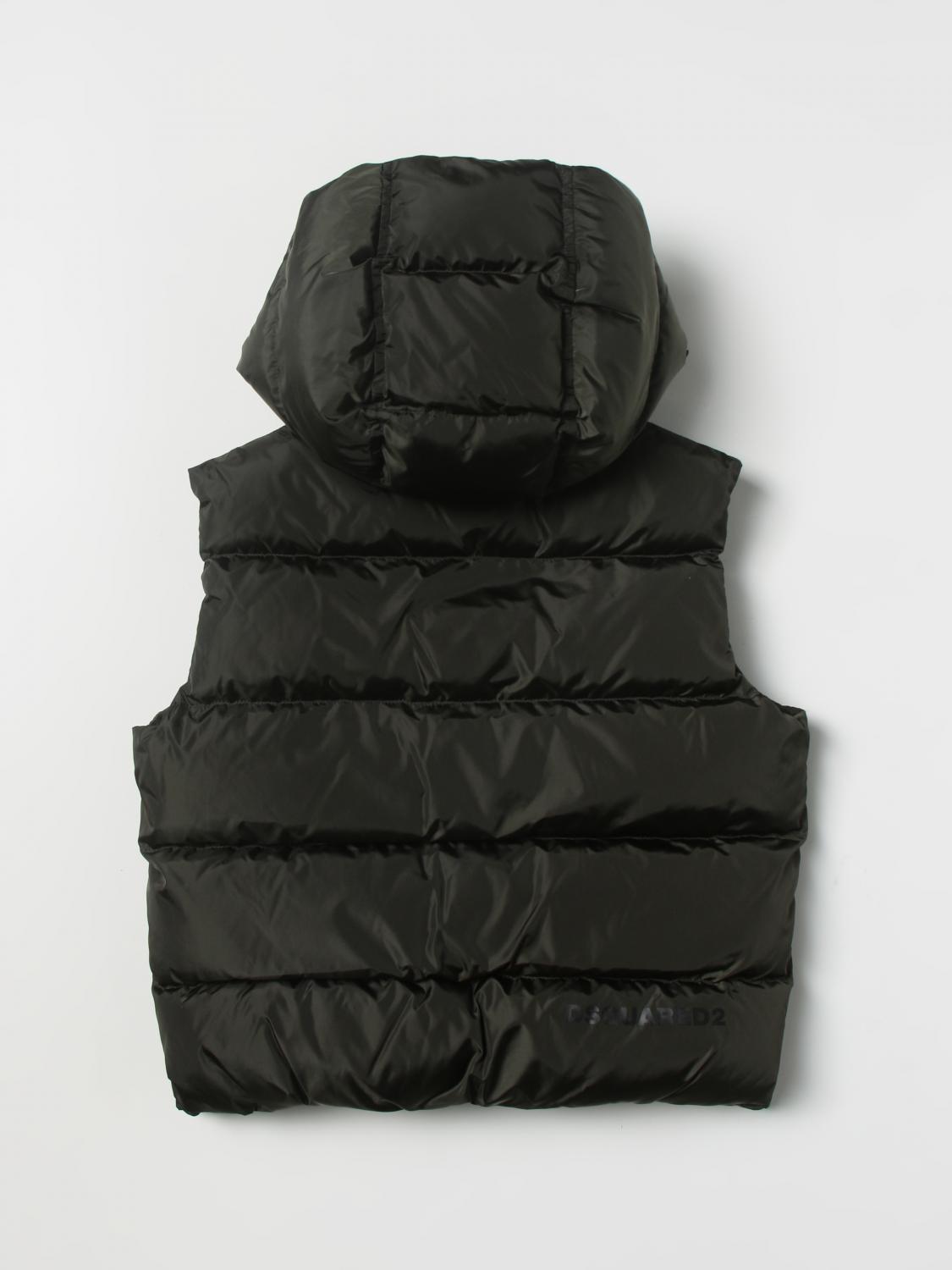 DSQUARED2 CHALECO: Chaqueta niños Dsquared2 Junior, Verde - Img 2