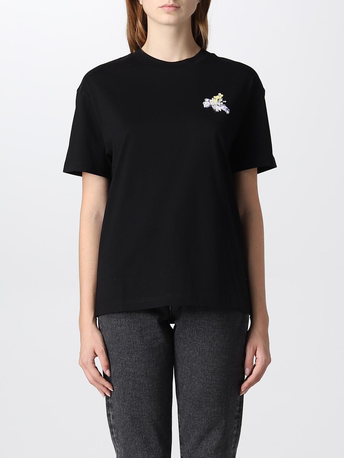 OFF-WHITE: T-shirt women Black Off-White t-shirt