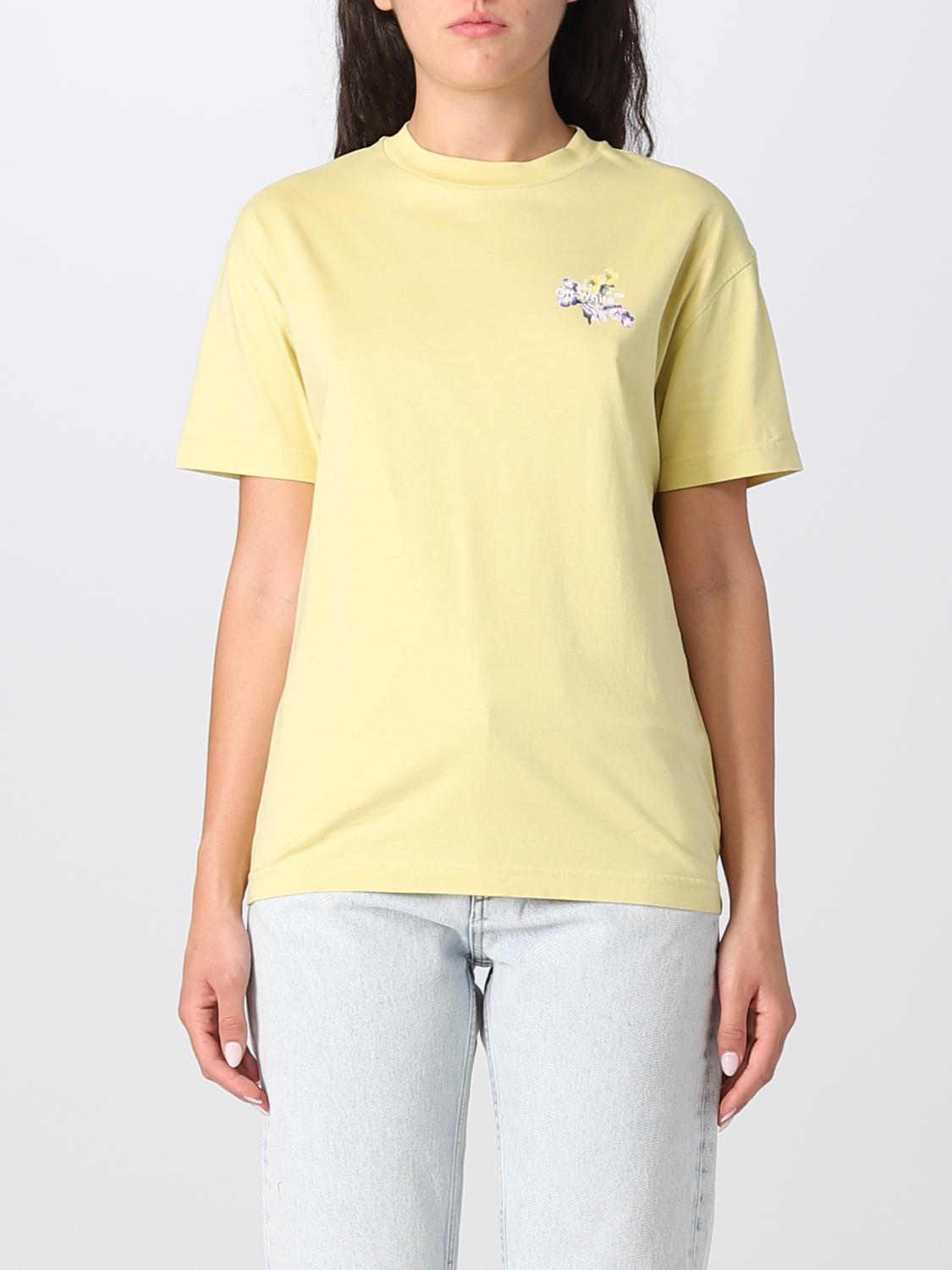 OFF-WHITE: T-shirt women Green Off-White t-shirt