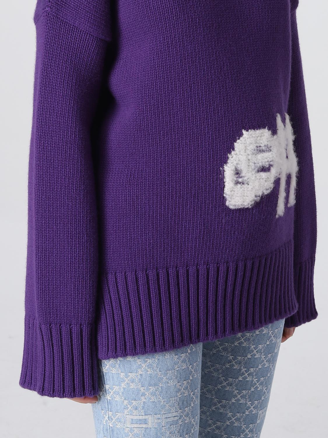 OFF-WHITE PULL: Pull femme Off-white, Violet - Img 5