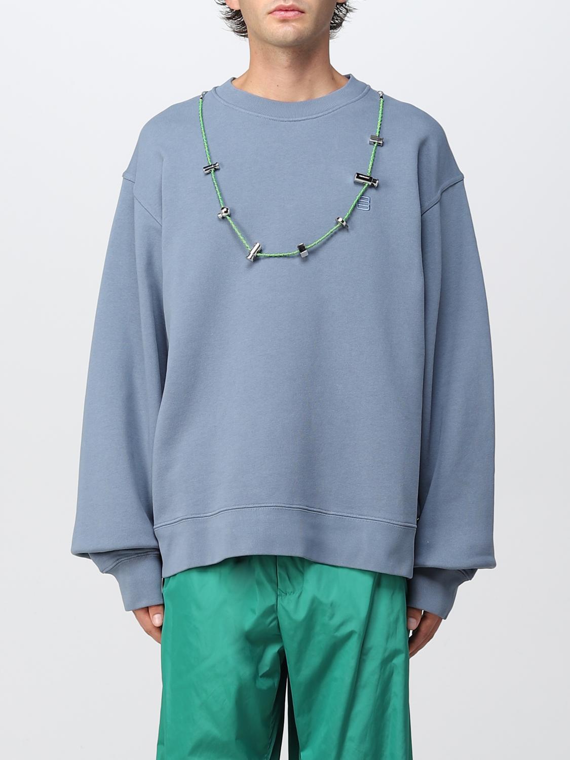 AMBUSH FELPA: Felpa Ambush in cotone con applicazione , Blue - Img 1