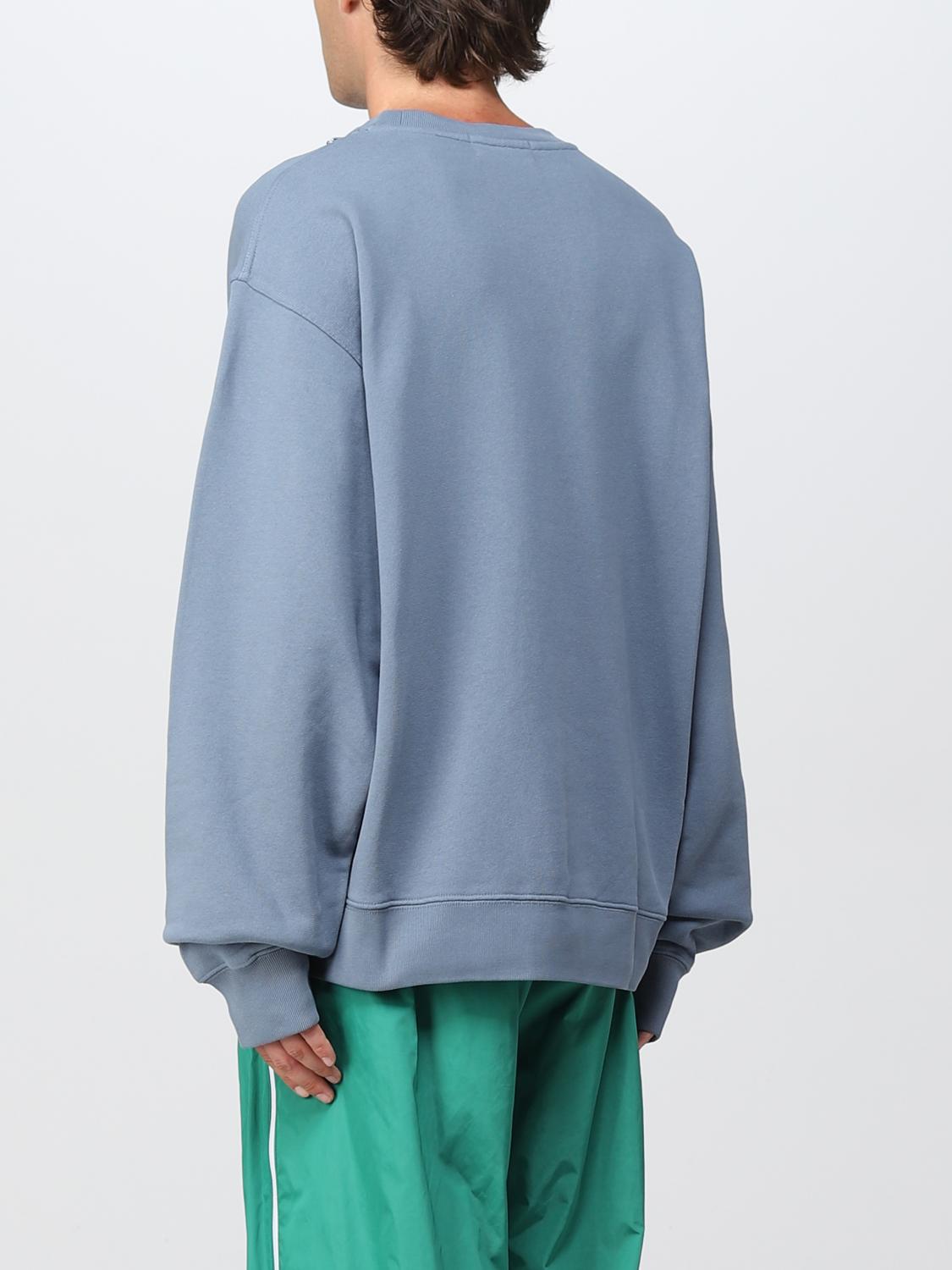 AMBUSH FELPA: Felpa Ambush in cotone con applicazione , Blue - Img 2