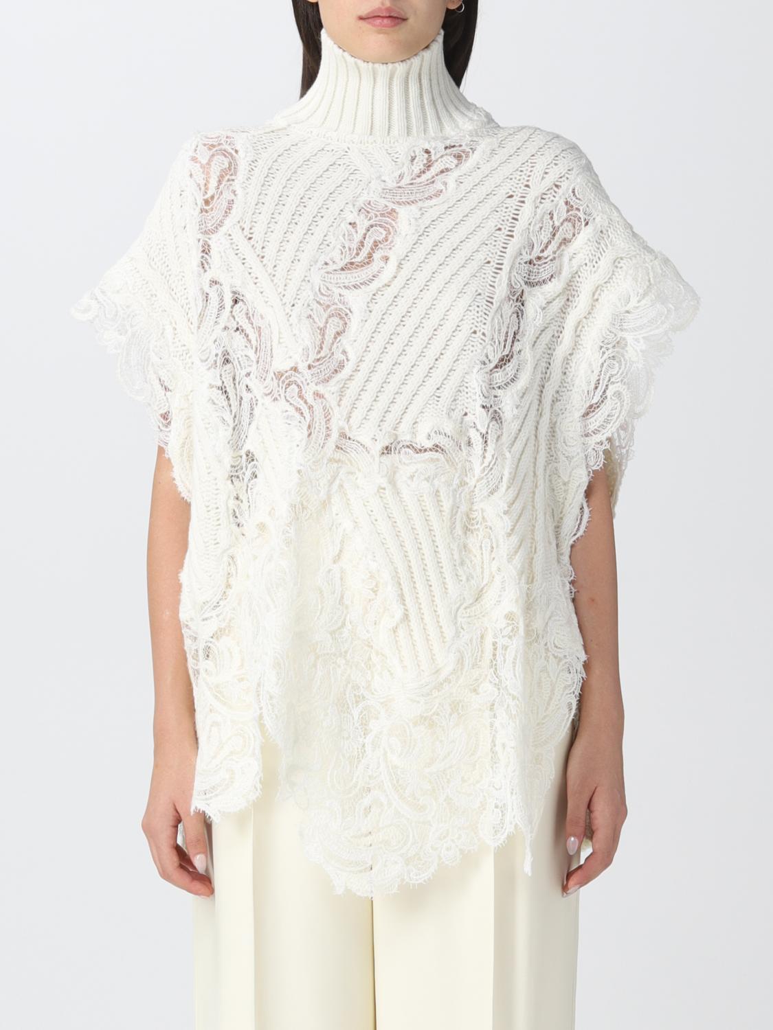 ERMANNO SCERVINO：ケープ レディース - イエロークリーム | GIGLIO 