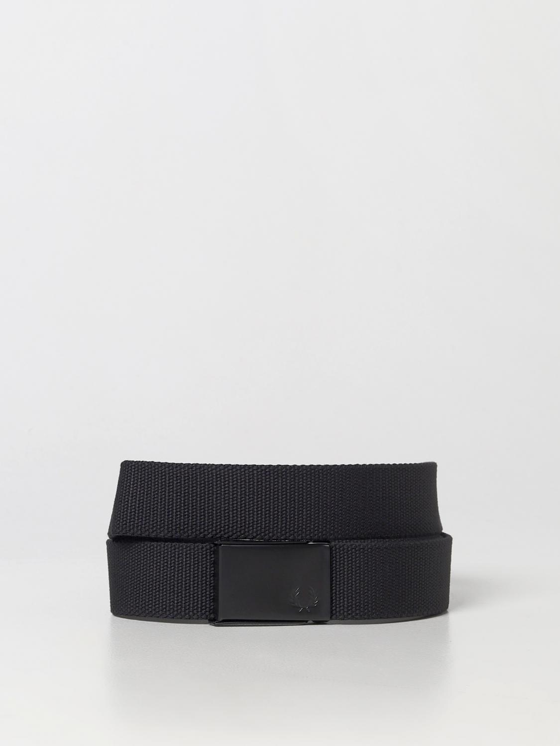 FRED PERRY: Belt men - Black | Fred Perry belt BT4412 online at