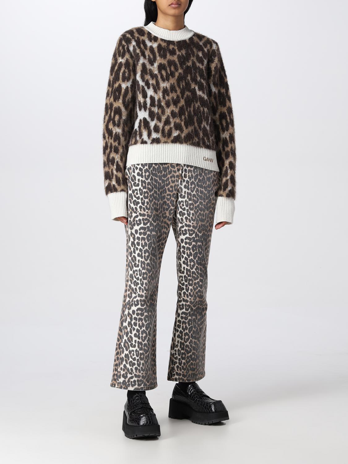 GANNI SWEATER: Ganni women's sweater, Beige - Img 2