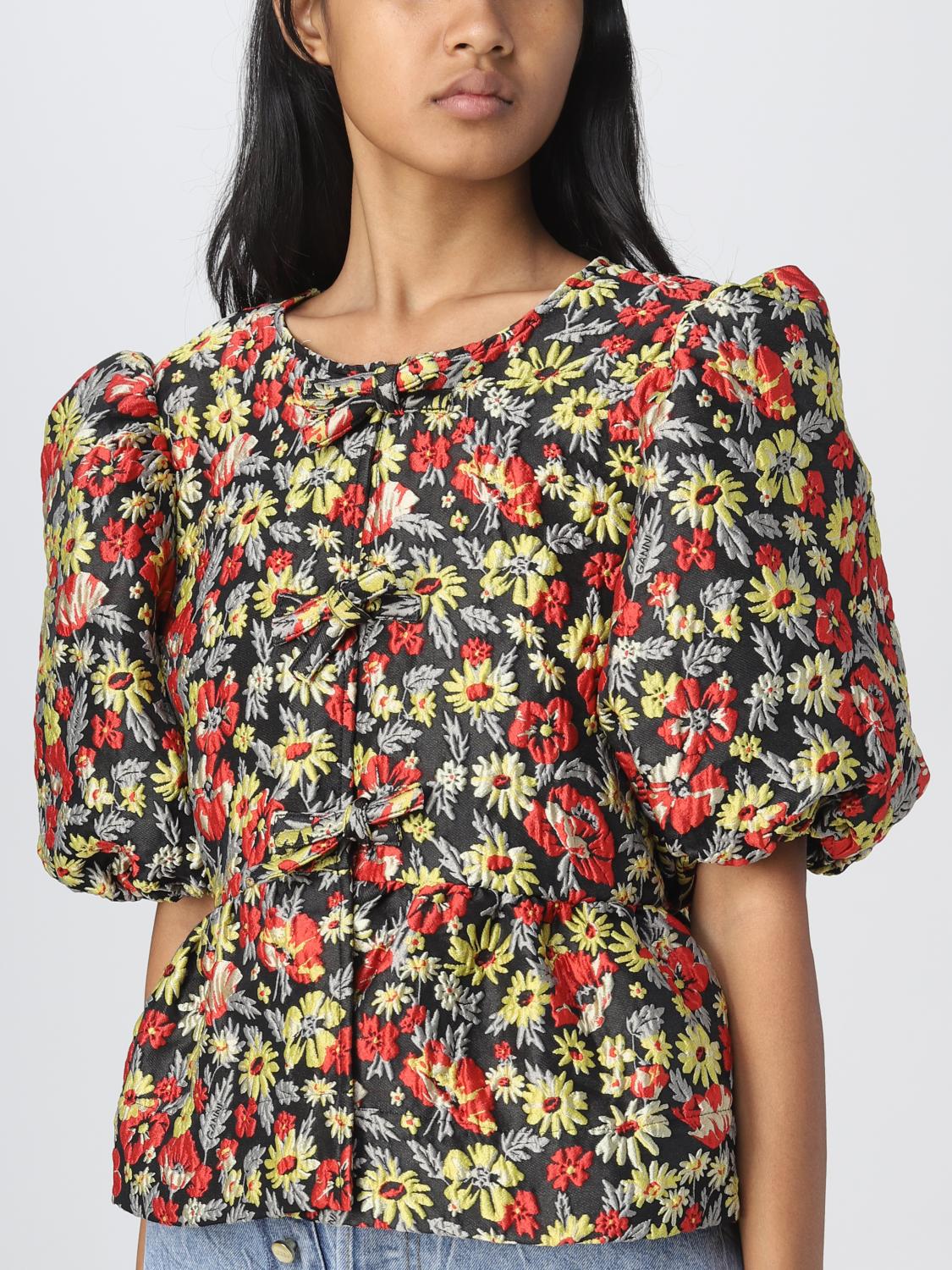 GANNI TOP: Ganni jacquard top, Multicolor - Img 4