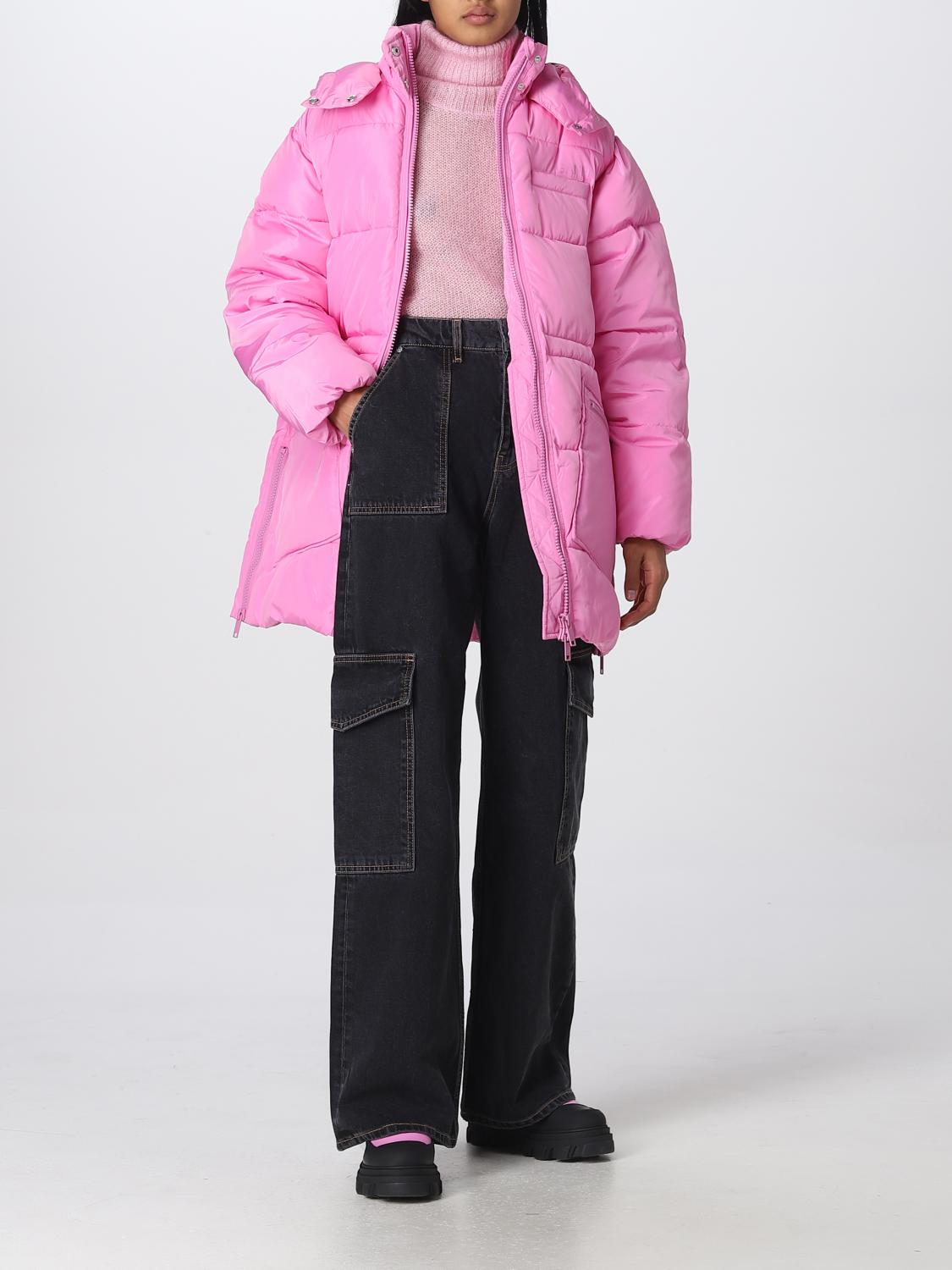 GANNI CHAQUETA: Chaqueta mujer Ganni, Rosa - Img 2