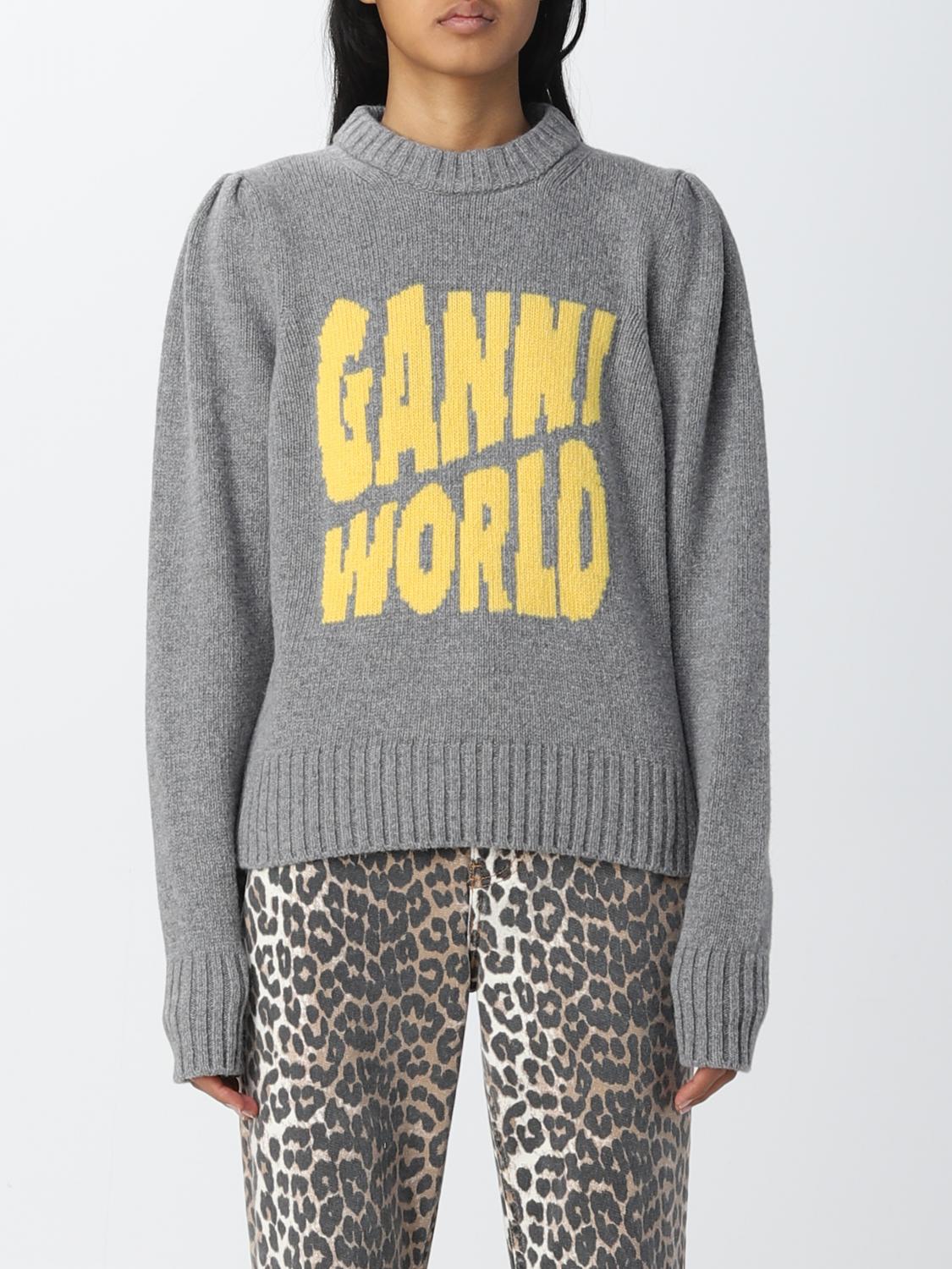 Ganni Women's High Collar Sweater Pattern