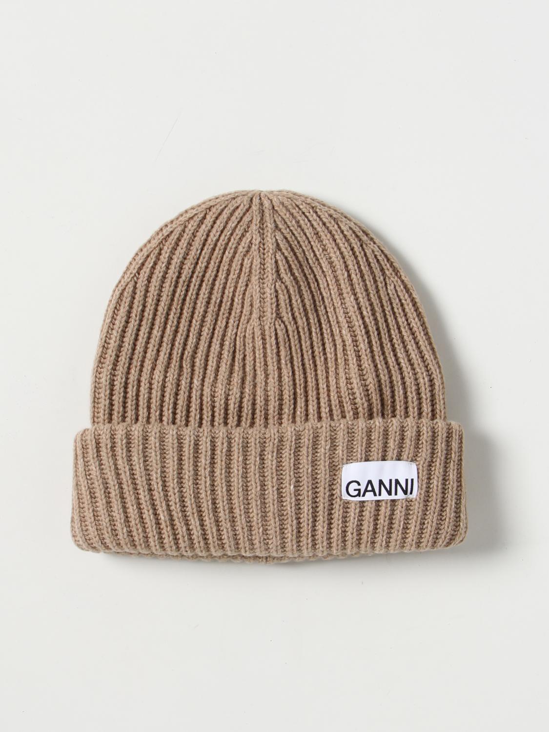 GANNI HUT: Ganni Damen Hut, Rot - Img 1