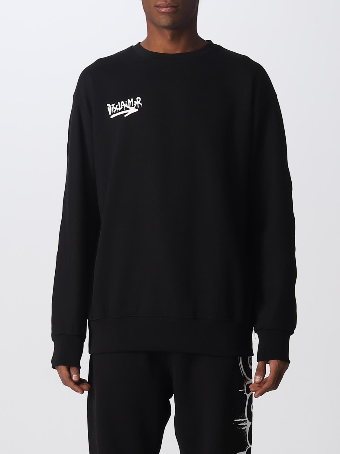 Disclaimer Pantaloni in felpa dritti con logo 25IDK58649 main image 1