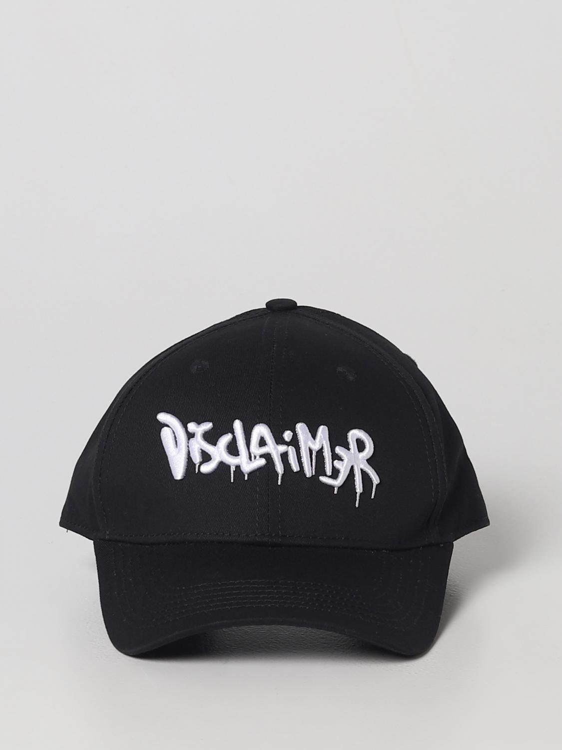 Disclaimer Hat men - Black | DSAF220028 | GIGLIO.COM