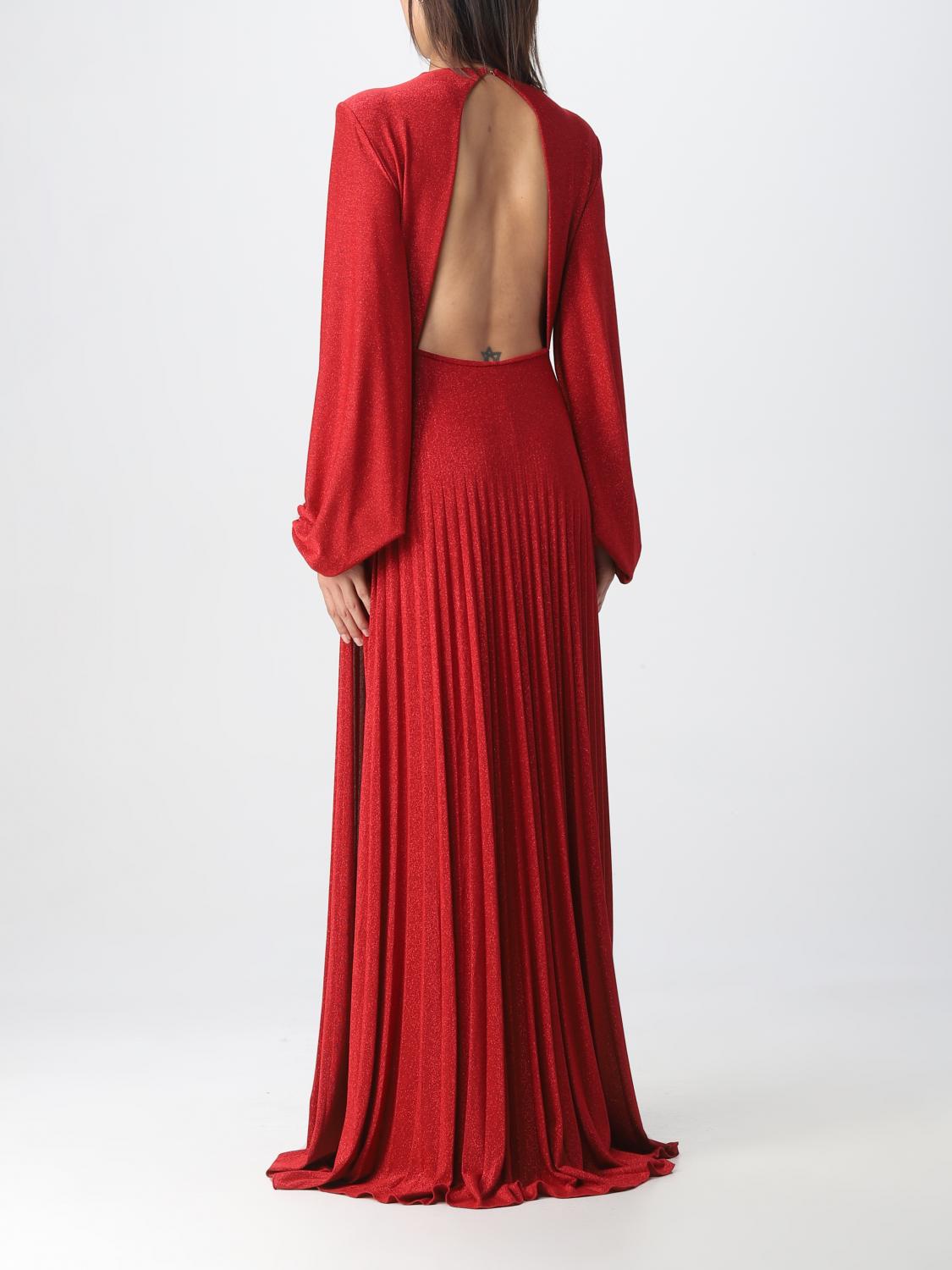 ELISABETTA FRANCHI VESTIDO: Vestido mujer Elisabetta Franchi, Rojo - Img 2