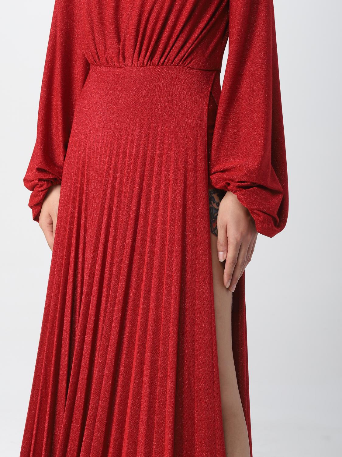 ELISABETTA FRANCHI VESTIDO: Vestido mujer Elisabetta Franchi, Rojo - Img 3