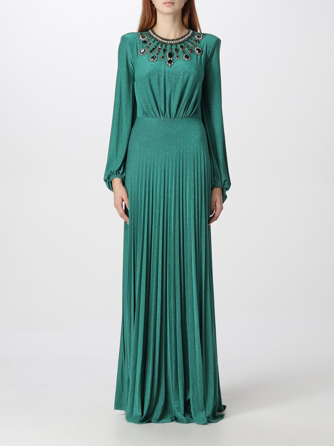 ELISABETTA FRANCHI VESTIDO: Vestido mujer Elisabetta Franchi, Esmeralda - Img 1