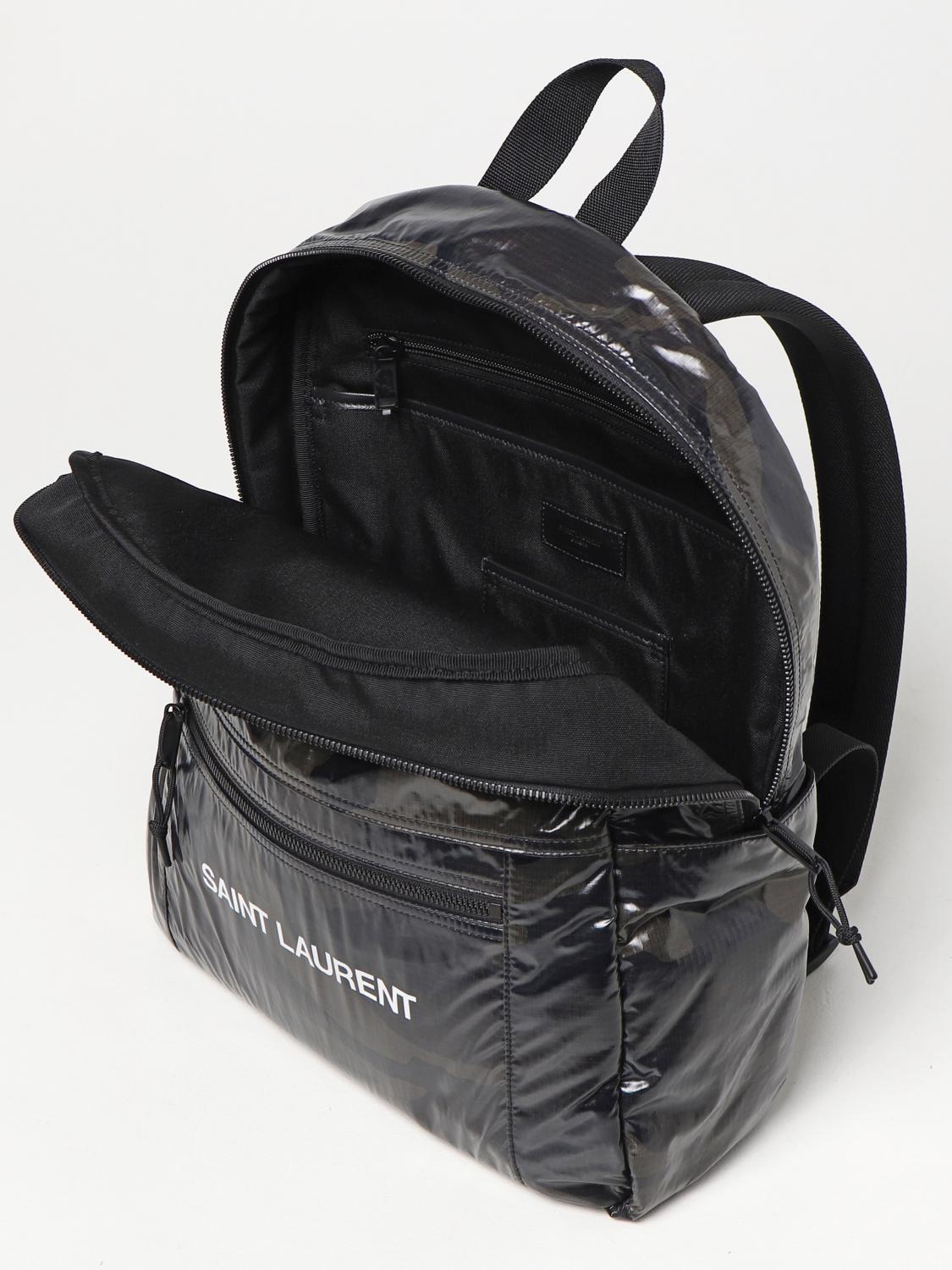 SAINT LAURENT: Luxx camouflage printed nylon backpack