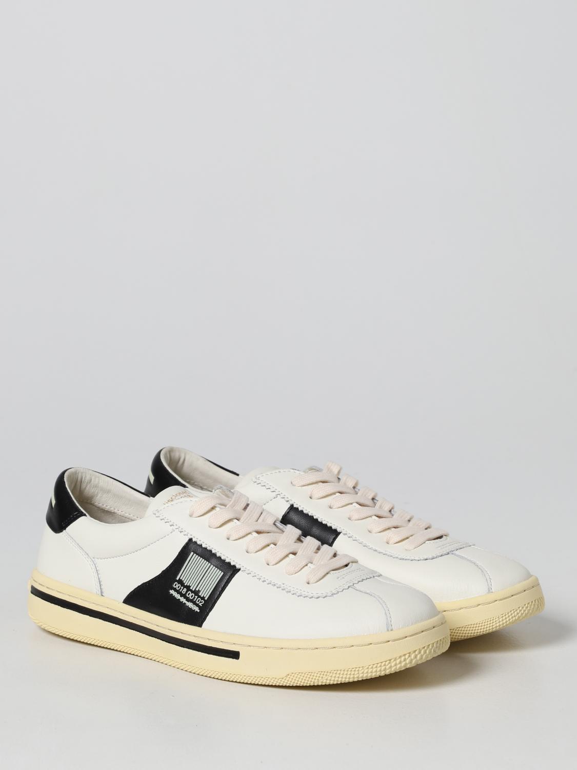 PRO 01 JECT SNEAKERS: Sneakers Pro 01 Ject in pelle, Bianco - Img 2