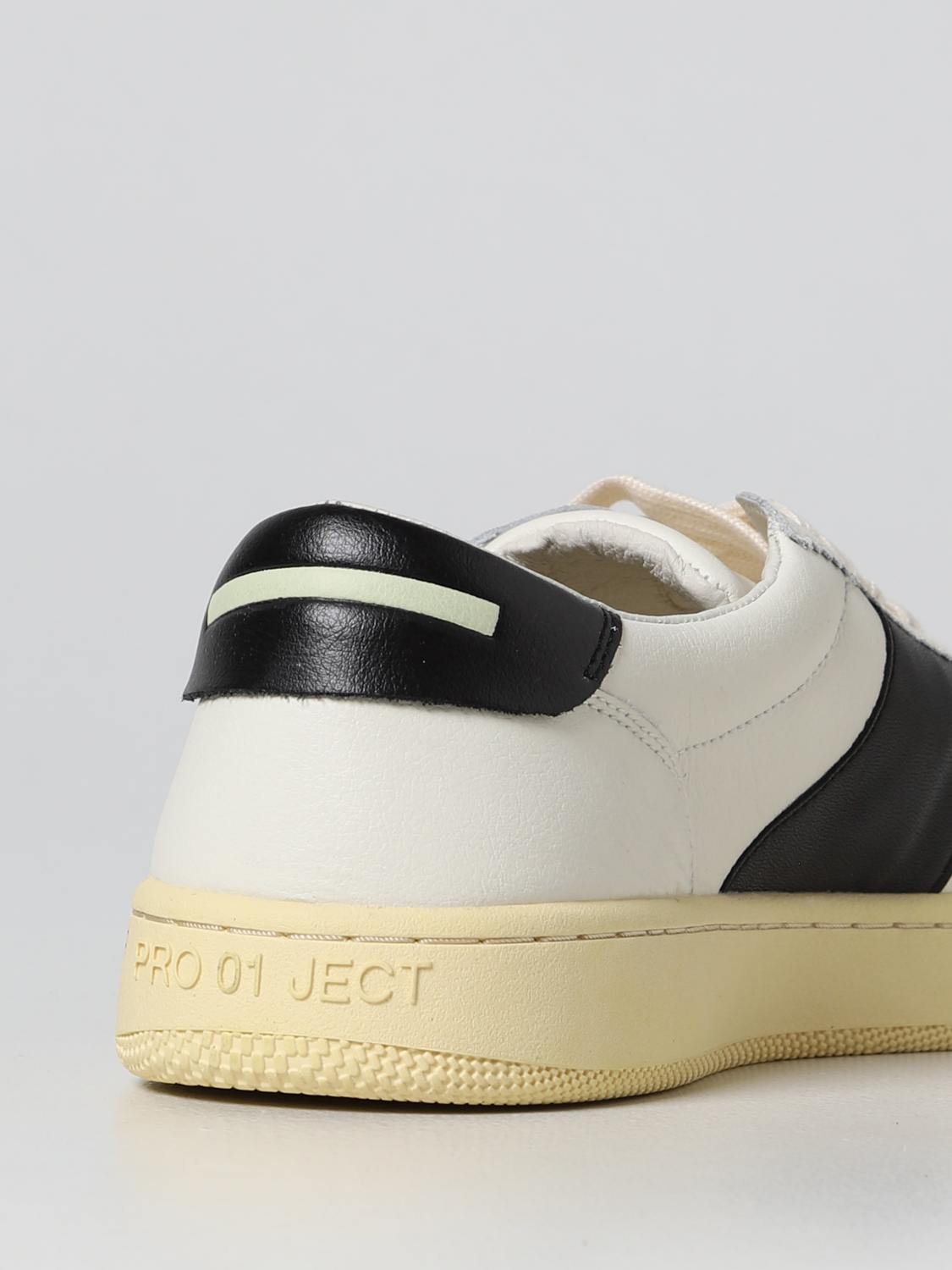 PRO 01 JECT SNEAKERS: Sneakers Pro 01 Ject in pelle, Bianco - Img 3
