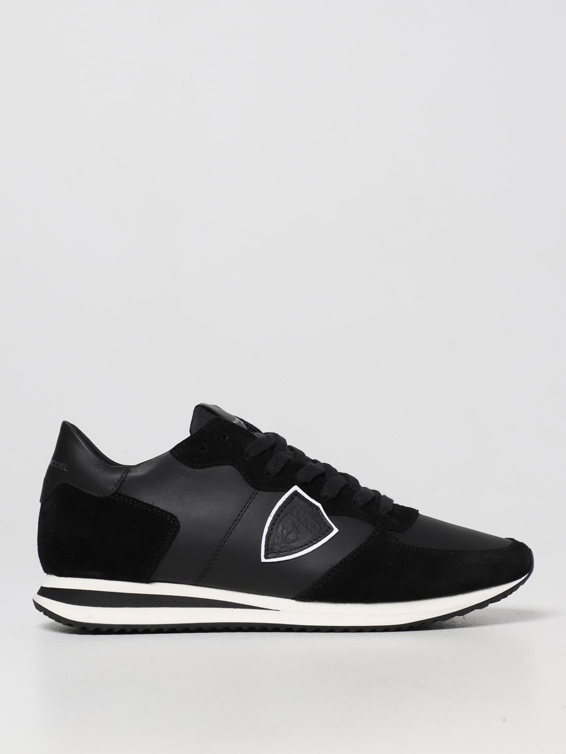 PHILIPPE MODEL: Shoes men - Black 1 | Philippe Model sneakers TZLU