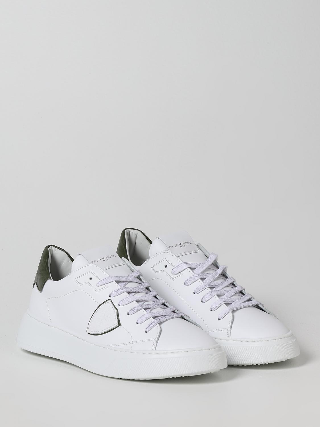 PHILIPPE MODEL SNEAKERS: Sneakers Temple Philippe Model in pelle, Bianco 1 - Img 2