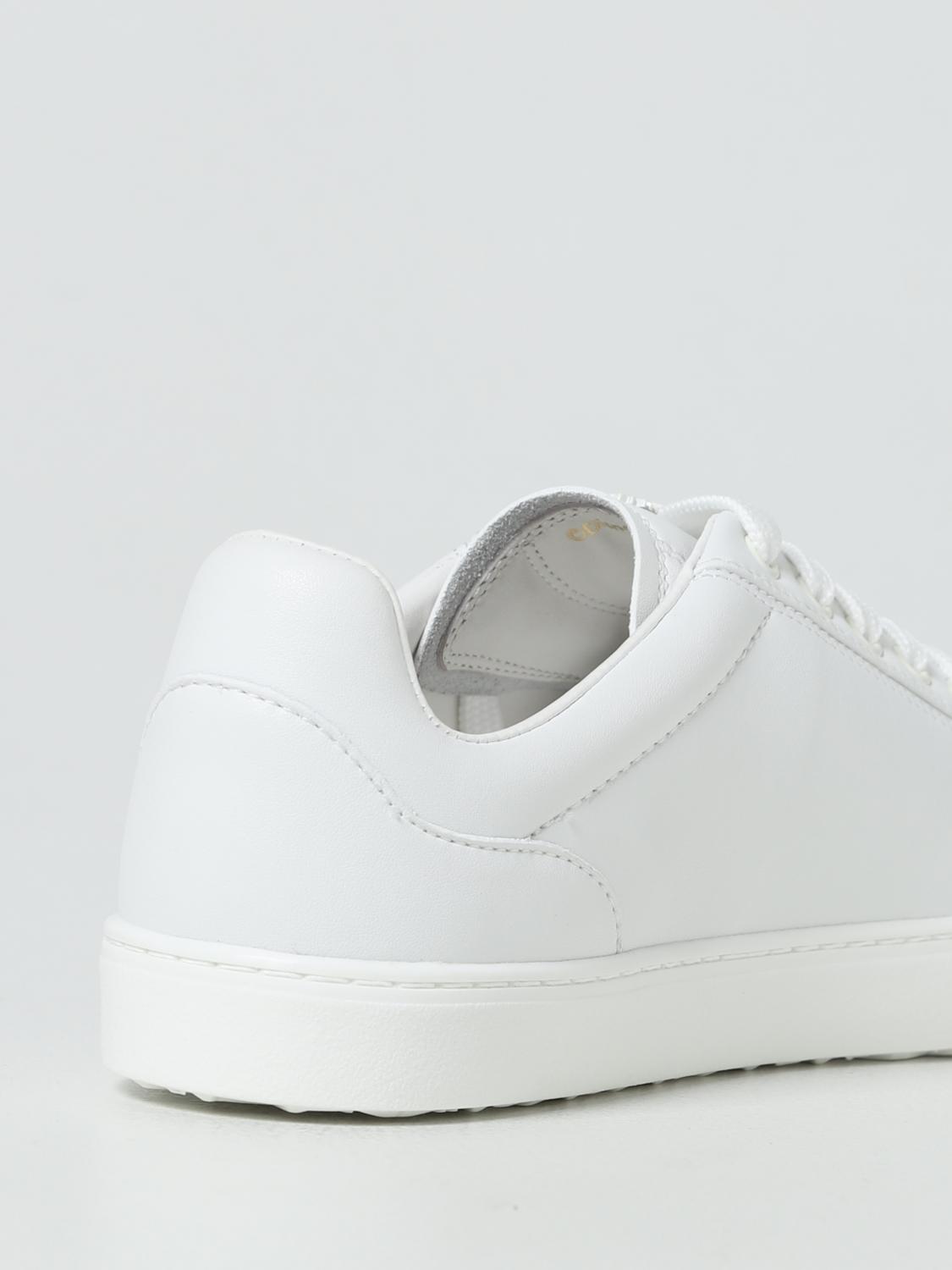 STUART WEITZMAN SNEAKERS: Sneakers Disney x Stuart Weitzman in pelle con stampa, Bianco - Img 3