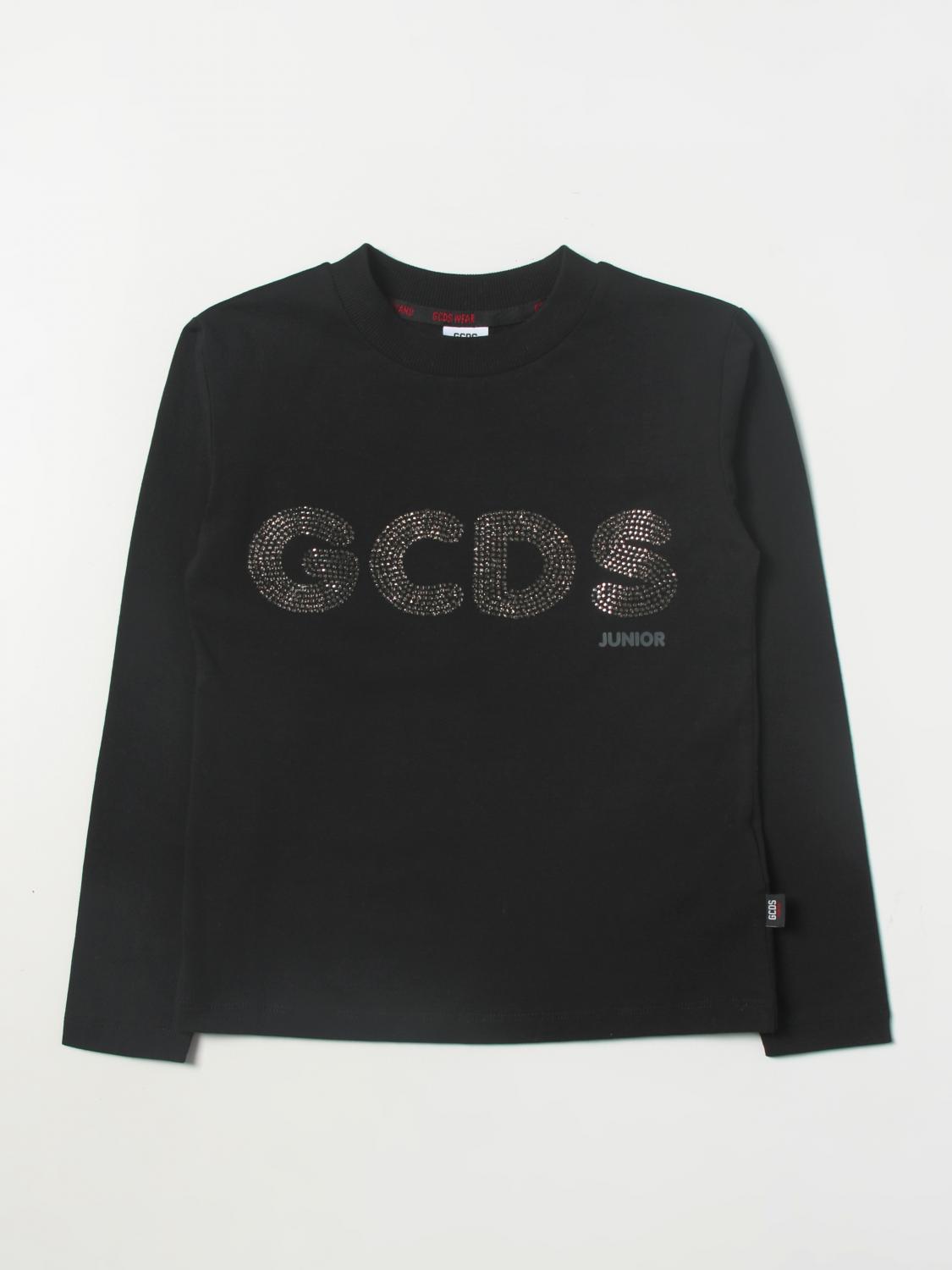 GCDS JUNIOR CAMISETA: Camisetas niños GCDS, Negro - Img 1