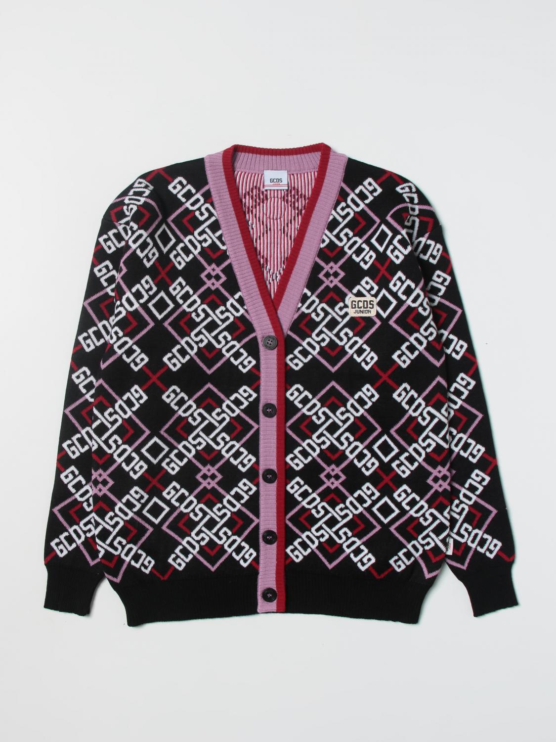 GCDS JUNIOR JERSEY: Jersey niños GCDS, Negro - Img 1