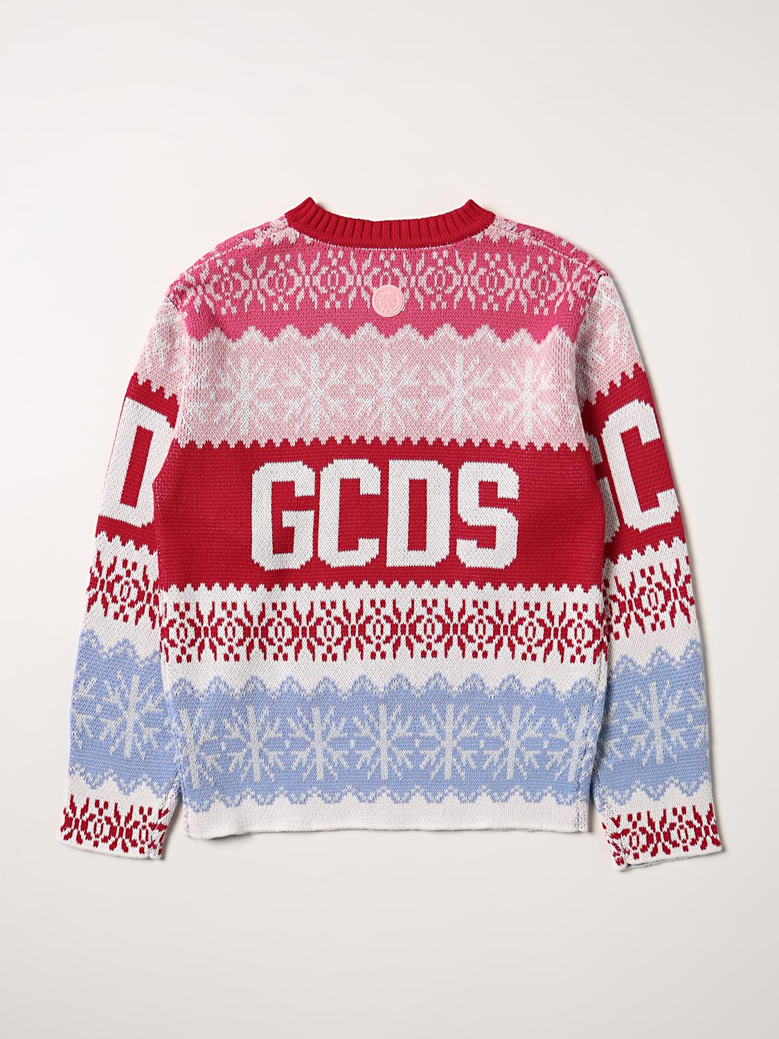 GCDS JUNIOR JERSEY: Jersey niños GCDS, Rojo - Img 2