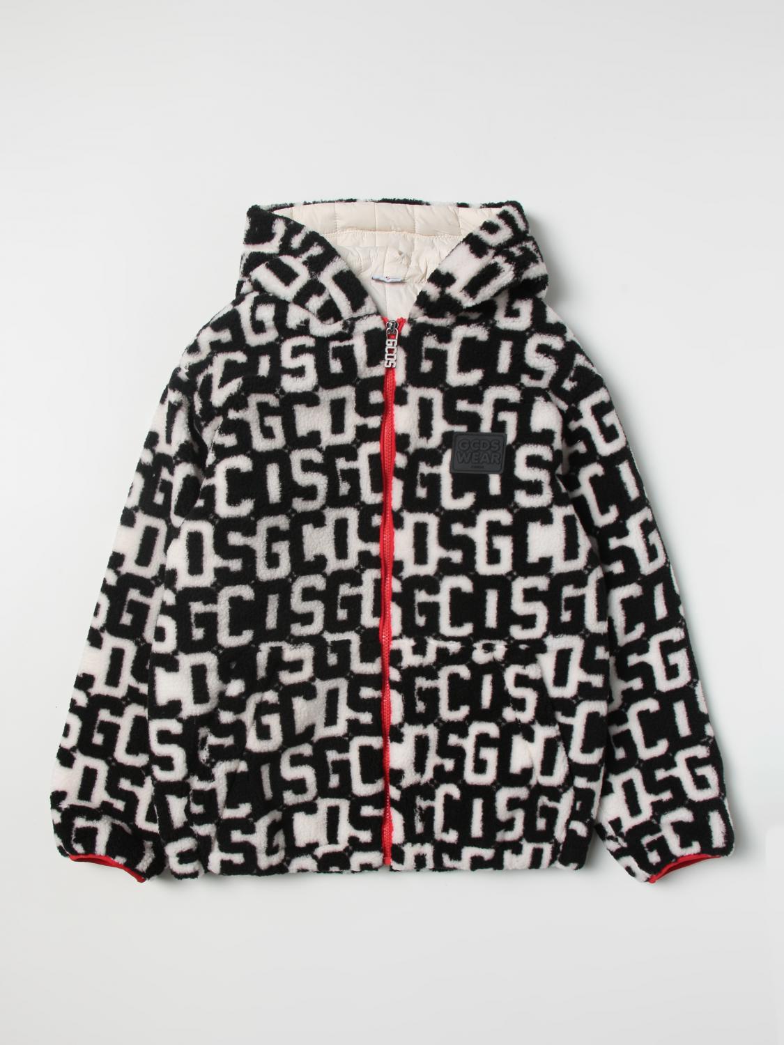 GCDS JUNIOR CHAQUETA: Americana niños GCDS, Negro - Img 1