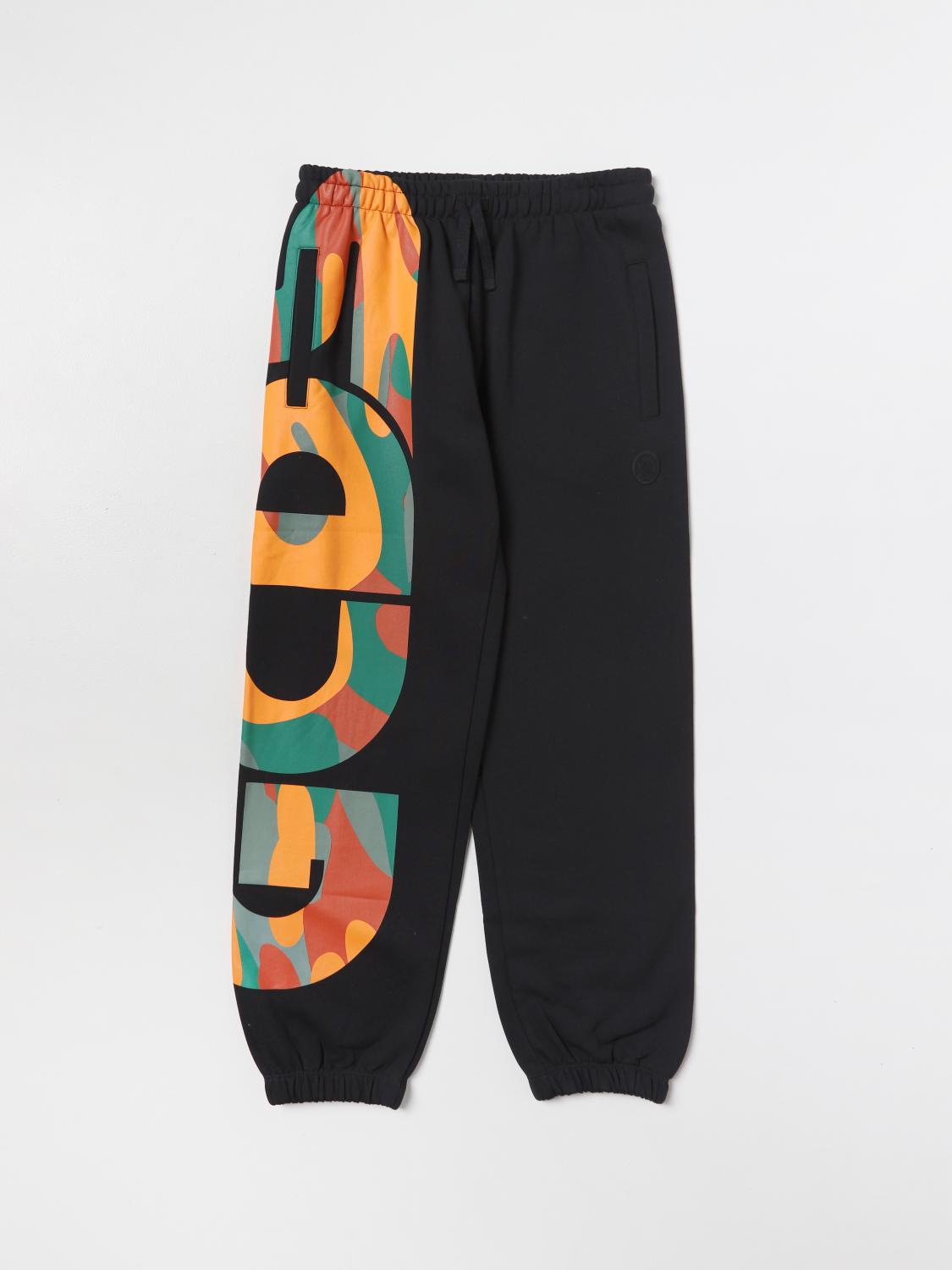 GCDS JUNIOR PANTS: Pants kids GCDS, Black - Img 1