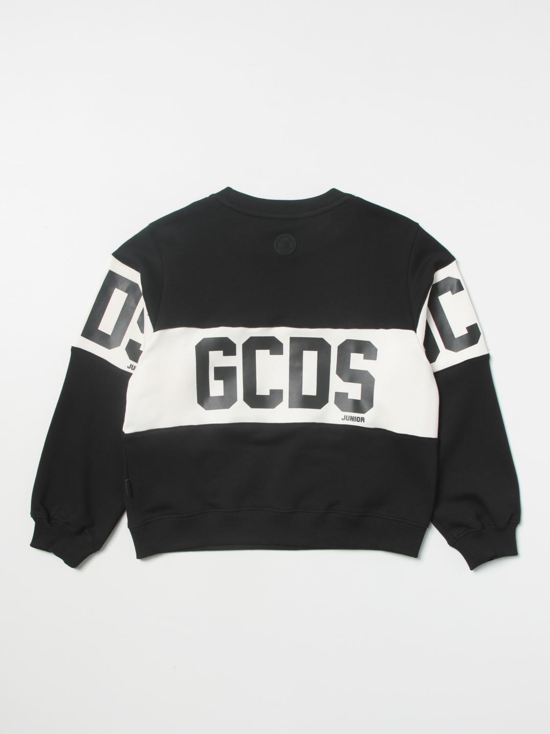 GCDS JUNIOR PULLOVER: GCDS Jungen Pullover, Schwarz - Img 2