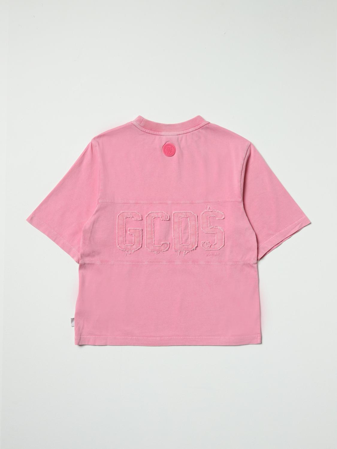 GCDS JUNIOR CAMISETA: Camiseta niños GCDS, Vino - Img 2