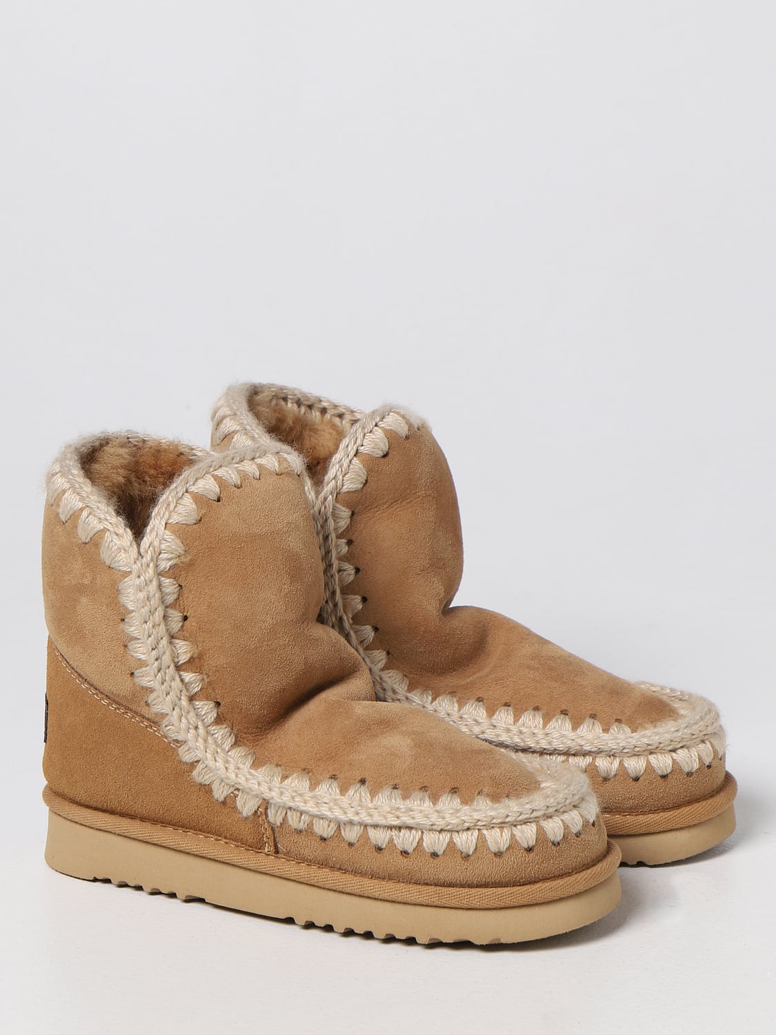 MOU FLACHE STIEFELETTEN: Mou Damen Schuhe, Weiß - Img 2