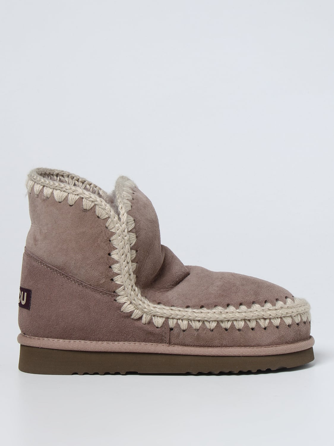 MOU FLACHE STIEFELETTEN: Mou Damen Schuhe, Beige - Img 1
