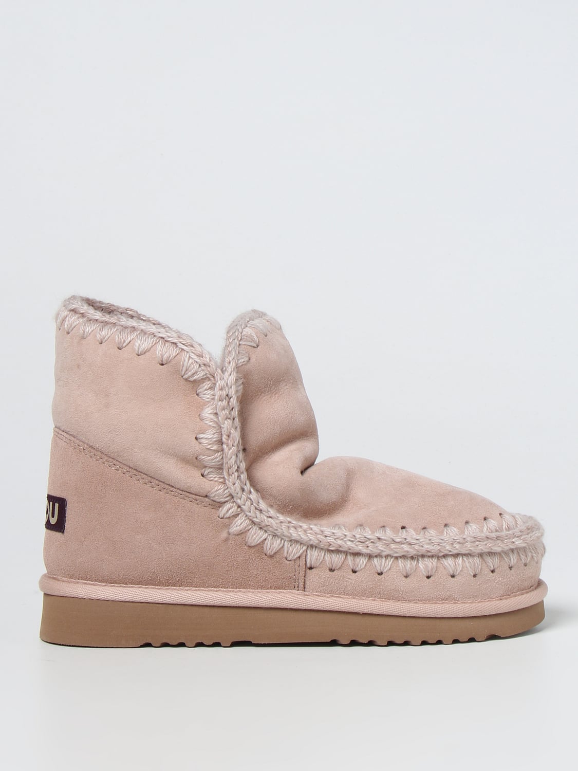 MOU FLACHE STIEFELETTEN: Mou Damen Schuhe, Puder - Img 1