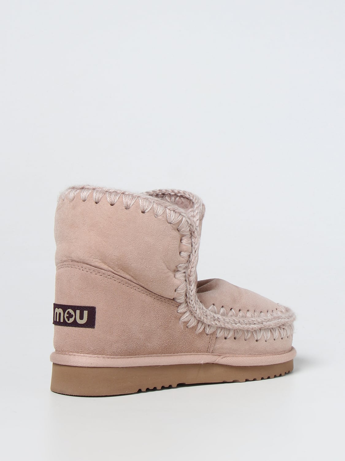 MOU FLACHE STIEFELETTEN: Mou Damen Schuhe, Puder - Img 3