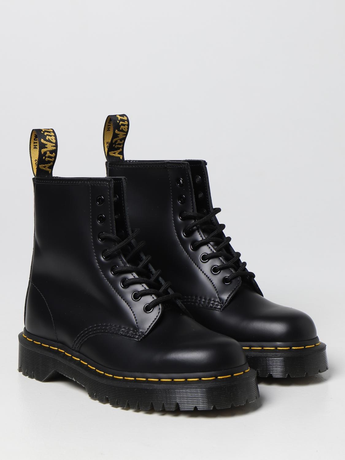 DR. MARTENS STIVALETTI: Anfibio 1460 Bex Dr. Martens in pelle spazzolata, Nero - Img 2