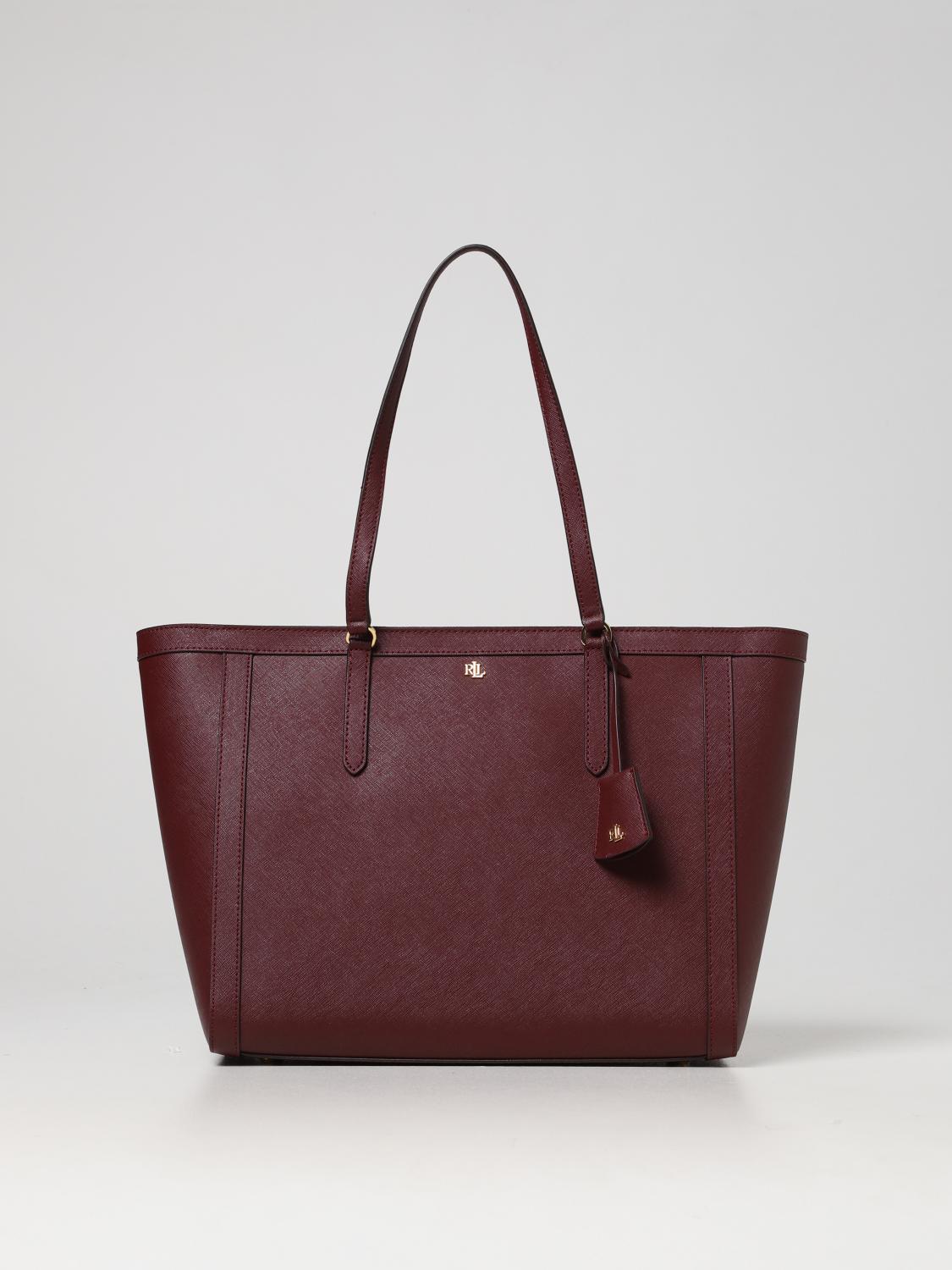 Burgundy ralph lauren bag hotsell